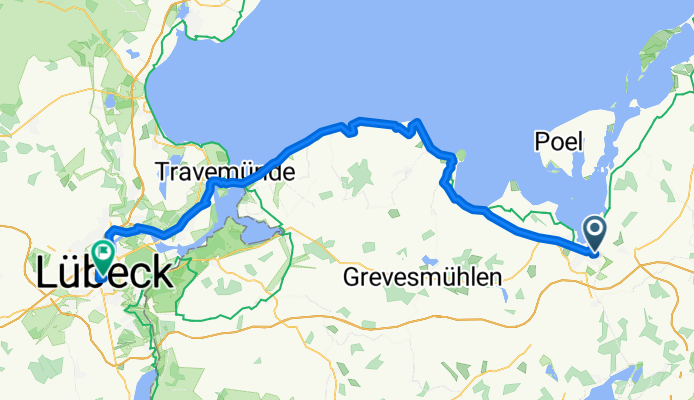 From Wismar to Lübeck