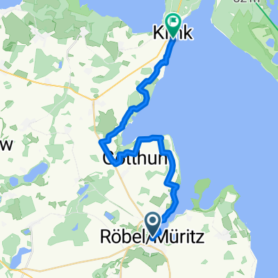 Von Röbel/Müritz bis Klink