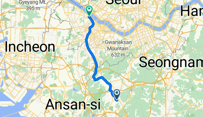 당정동, 군포시에서 올림픽대로, 서울특별시까지