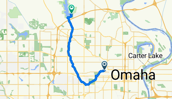 Burt St, Omaha to Lake Cunningham Trail, Omaha