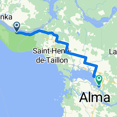 Pointe-Taillon / Alma (Arrivée) (JOUR 6)