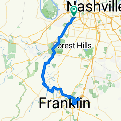 Route to Neighbors of Sylvan Park