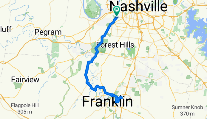 Route to Neighbors of Sylvan Park