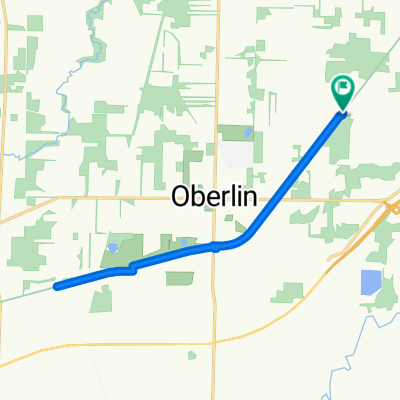 Route to Oberlin