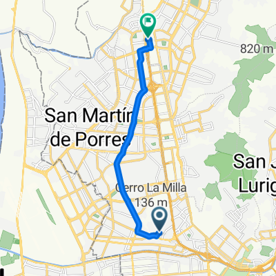 De Avenida Los Alamos a Avenida Alfredo Mendiola