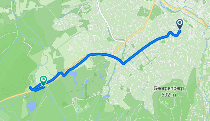 Steinenbergstraße, Reutlingen nach Schlattwiesenstraße, Reutlingen