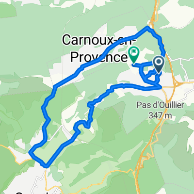 Avenue du 8 Mai 1945, Roquefort-la-Bédoule a Rue Ampère, Roquefort-la-Bédoule