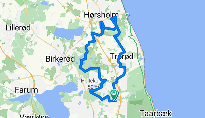 Route in Kongens Lyngby