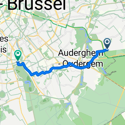 Avenue de la Faisanderie, Woluwe-Saint-Pierre à Avenue Louise, Bruxelles