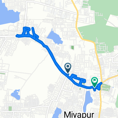 Miyapur - Janapriya West City Road to Miyapur - Janapriya West City Road