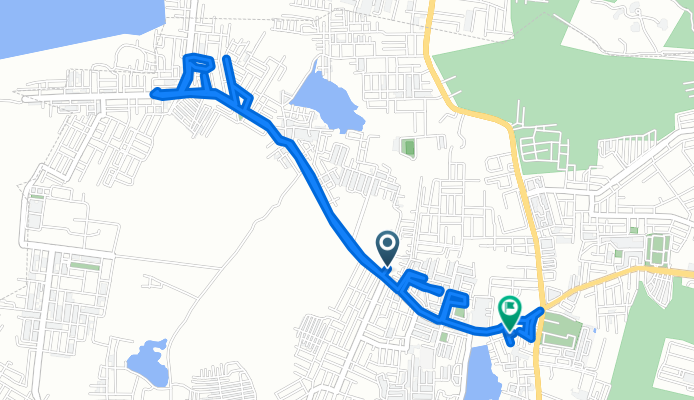 Miyapur - Janapriya West City Road to Miyapur - Janapriya West City Road
