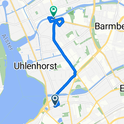 Barcastraße, Hamburg nach Osterbekstraße, Hamburg