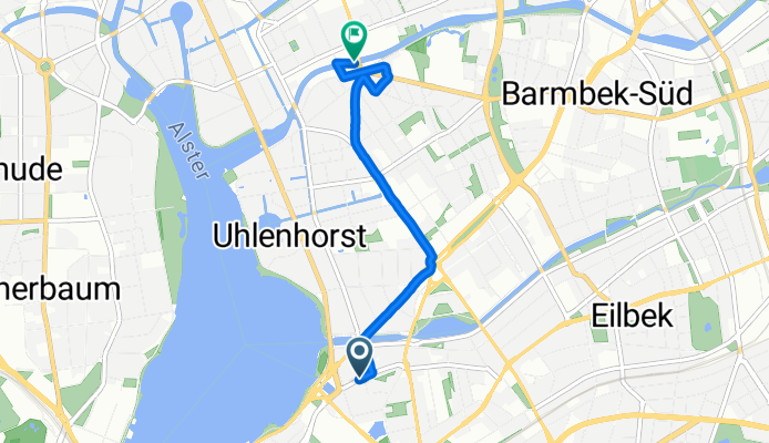 Barcastraße, Hamburg nach Osterbekstraße, Hamburg