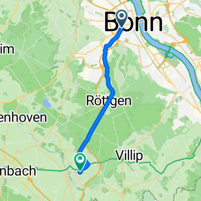 Mozartstraße, Bonn nach Karl-Arnold-Straße, Meckenheim