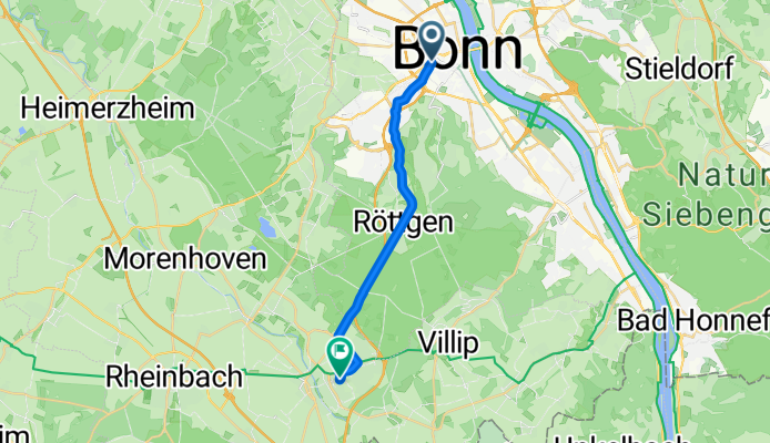 Mozartstraße, Bonn nach Karl-Arnold-Straße, Meckenheim