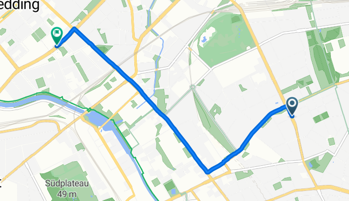 Brunnenstraße, Berlin nach Luxemburger Straße, Berlin