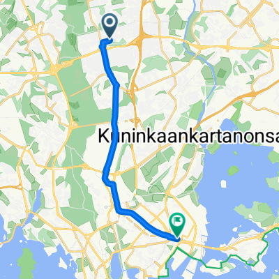 Elontie, Helsinki to Lautatarhankatu, Helsinki