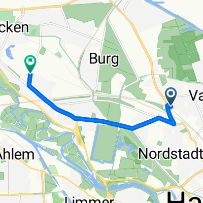 Hüttenstraße nach Fuhsestraße