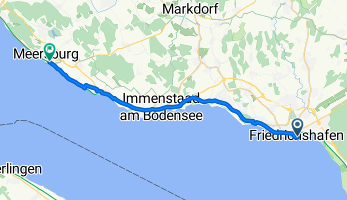 Seestraße nach Meersburg