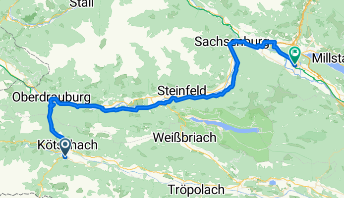 Von Kötschach-Mauthen bis Spittal an der Drau