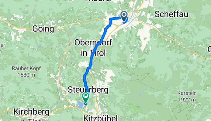 Pass-Thurn-Straße nach Seebichlweg