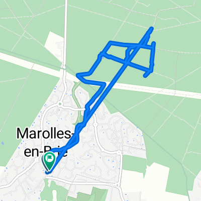 Cours du Parc au Cheval, Marolles-en-Brie à Rue Pierre Bezançon, Marolles-en-Brie