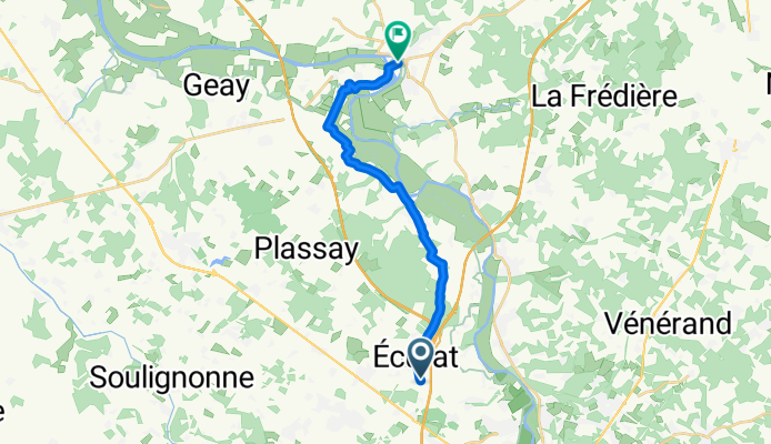 Chemin des Deux Moulins de Romefort, Saintes to Rue Bel-Air, Saint-Savinien