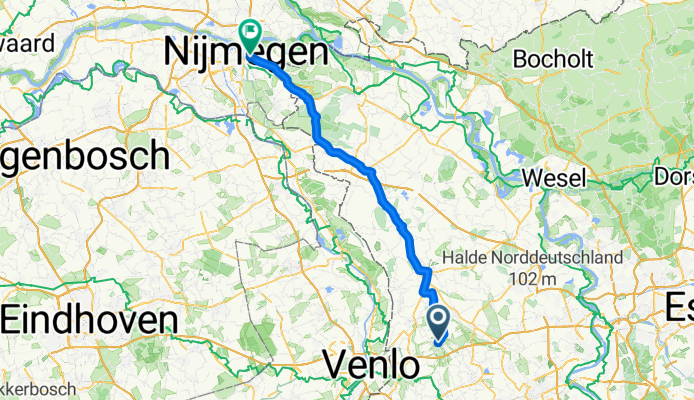 Wachtendonk - Nijmegen