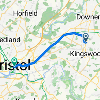 Lansdown Road, Bristol to St Nicholas Street, Bristol
