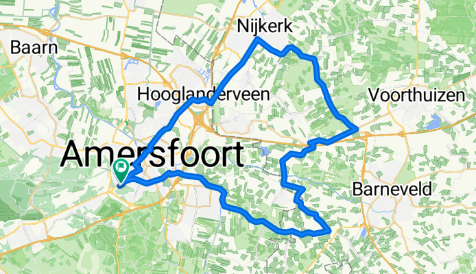 Route in Amersfoort