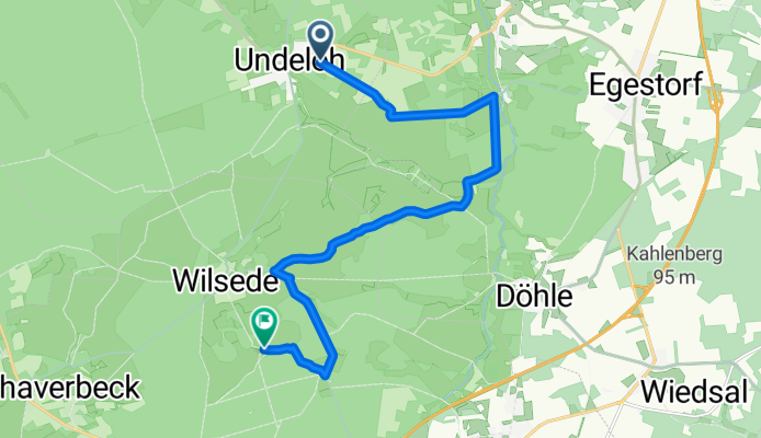 Radenbachweg, Undeloh nach Nord-Ostsee-Wanderweg, Bispingen