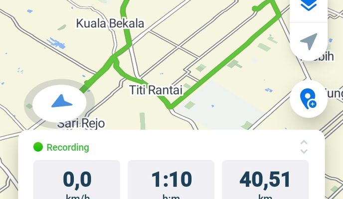 Foto 1 der Bikemap-Route "GMRC+JPC to Jalan Jenderal Besar A.H. Nasution No.9"
