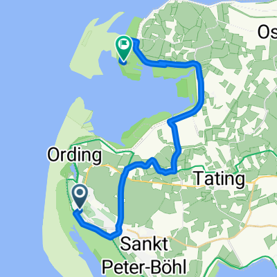 Zur Dünenbake, Sankt Peter-Ording nach Leuchtturm, Westerhever