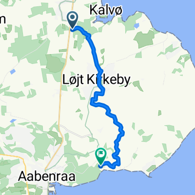 Merged GPX File - Haderslevvej to Avbækvigvej - Kystvejen to Haderslevvej
