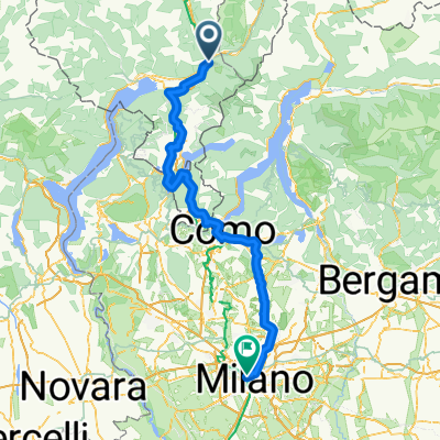 9 Bellizona to Milano Via San Gottardo to Corso Sempione