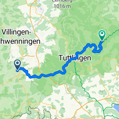Donaueschingen-Beuron(Donauradweg) CLONED FROM ROUTE 9017