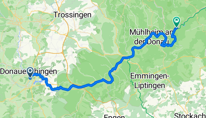 Donaueschingen-Beuron(Donauradweg) CLONED FROM ROUTE 9017