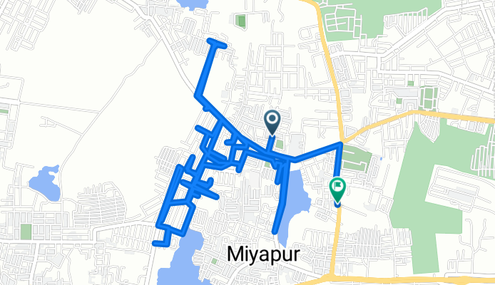Hyderabad to G926+XMC