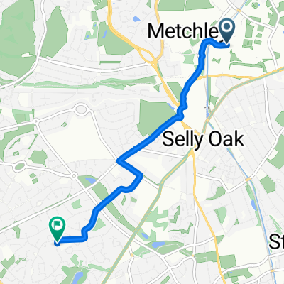 Westgate, Birmingham to St Denis Road, Birmingham