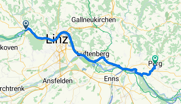 Ottensheim nach Perg Hauptplatz