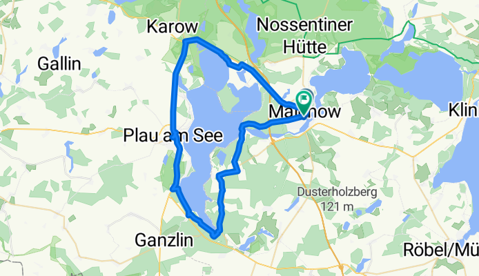 Route in Malchow