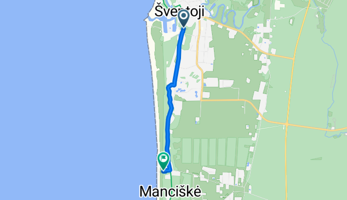 Jūros gatvė to Ošupio takas 6C