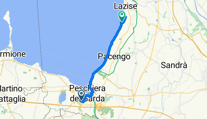 Via Daniele Manin, Peschiera del Garda do Lazise