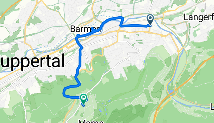 Mohrenstraße nach Wittelsbacherstraße 23C