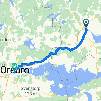 Östra Långgatan, Köping to Kungsgatan, Örebro