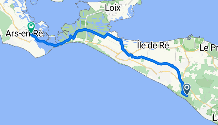 Le Bois-Plage-en-Ré à Quai de la Prée, Ars-en-Ré