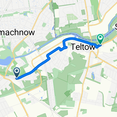 Wilhelm-Külz-Straße, Stahnsdorf nach Lichterfelder Allee, Teltow