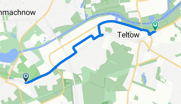 Wilhelm-Külz-Straße, Stahnsdorf nach Lichterfelder Allee, Teltow