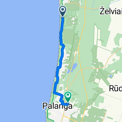 Ošupio takas 6C to Austėjos gatvė 16B