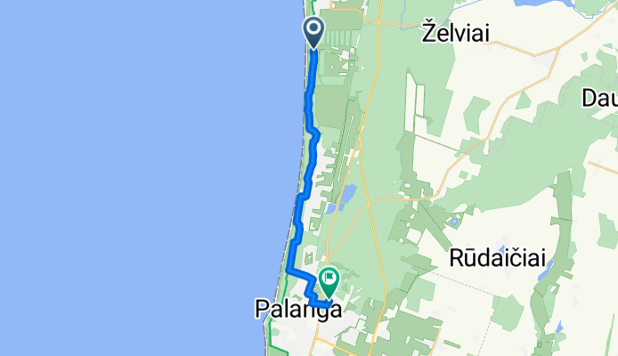 Ošupio takas 6C to Austėjos gatvė 16B